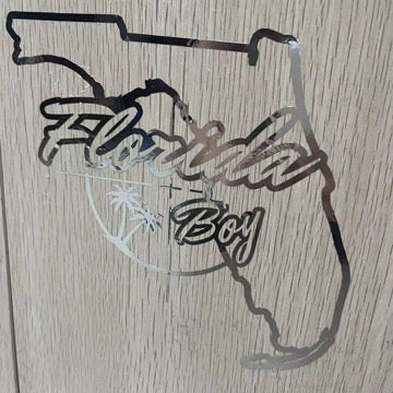 Florida Boy Chrome Sticker
