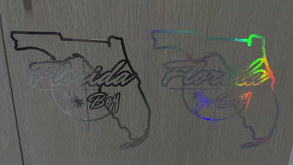 Florida Boy Decals “7x7”